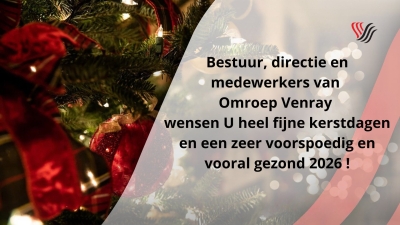 Kerst en Nieuwjaarswens Omroep Venray