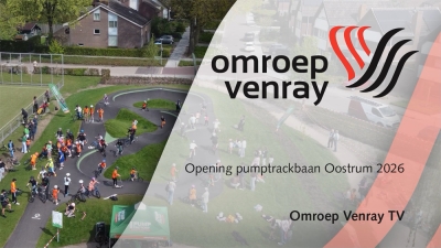 Opening pumptrack en koningsspelen Oostrum 2026 (Video)