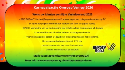 Vastelaovesactie Omroep Venray
