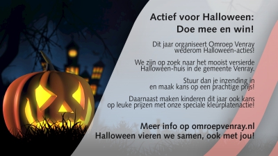 Halloween vieren we samen, ook met jou!