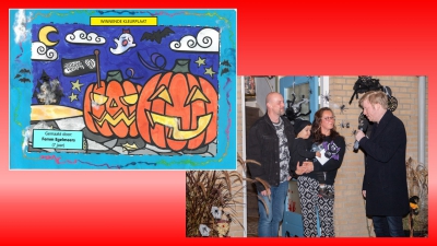 Femm en Suzanne winnaars van halloween-actie van Omroep Venray.