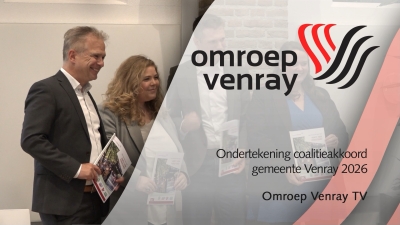 Ondertekening coalitieakkoord gemeente Venray 2026 (Video)