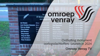 Onthulling monument Leunen 2024 (Video)